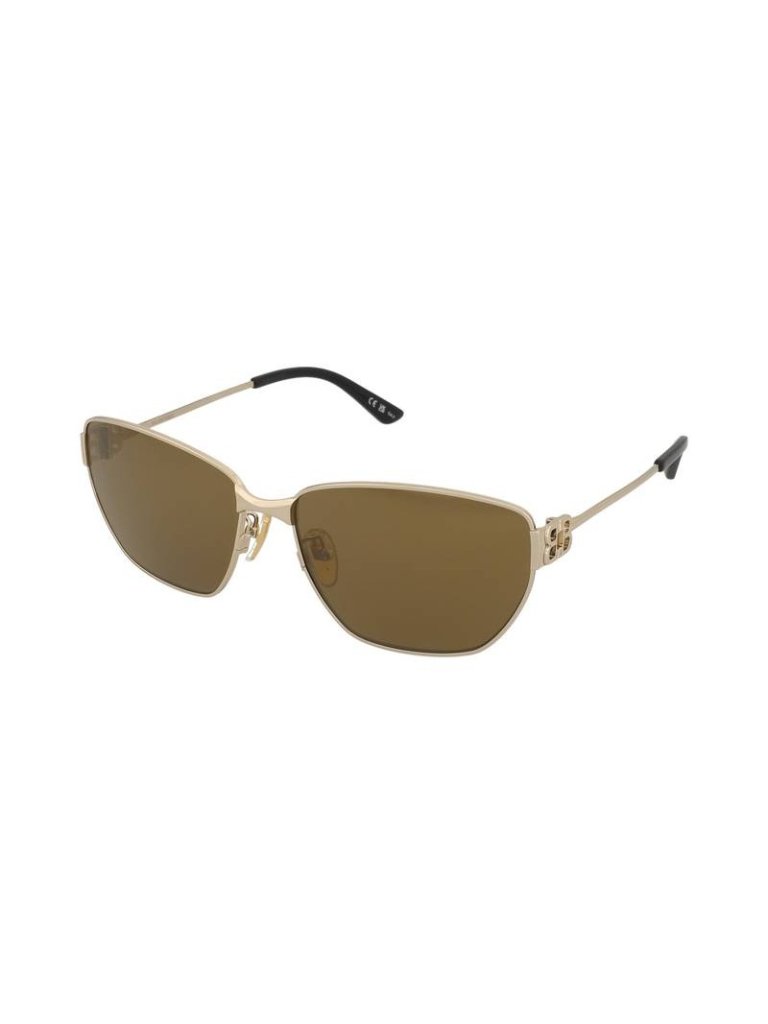 New Balenciaga Sunglasses Bb0337sk 003 Unisex Gold Eyewear